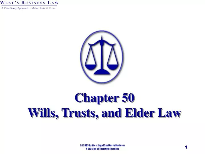 chapter 50 wills trusts and elder law n.