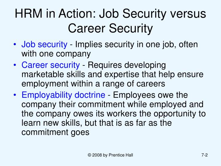 job versus career