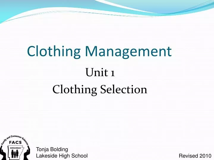 clothing management n.