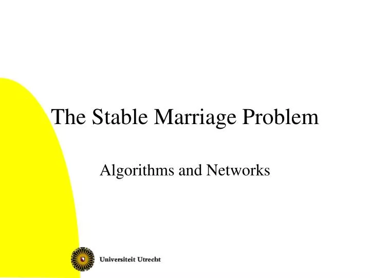 the stable marriage problem n.
