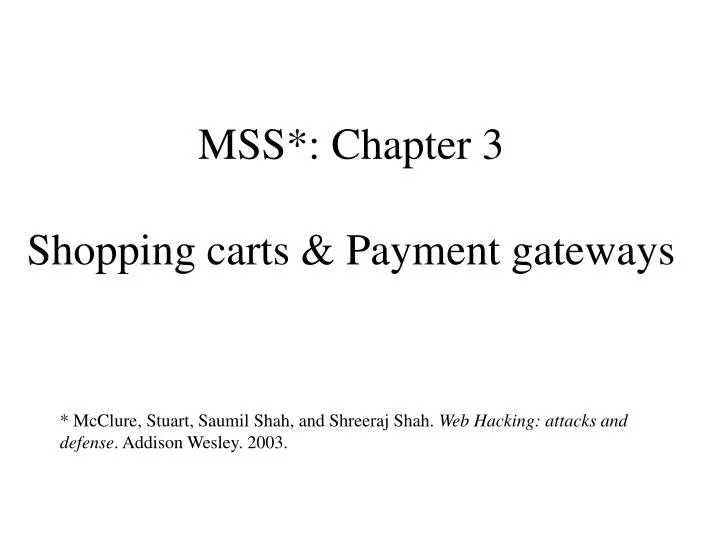 mss chapter 3 shopping carts payment gateways n.