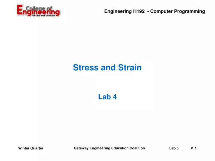 stress and strain n.