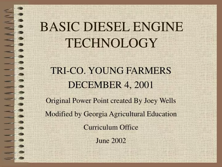 basic diesel engine technology n.