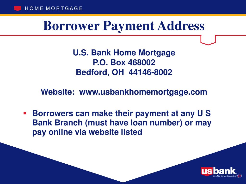 PPT - U. S. Bank Home Mortgage-MRBP Division Quick Reference Guide