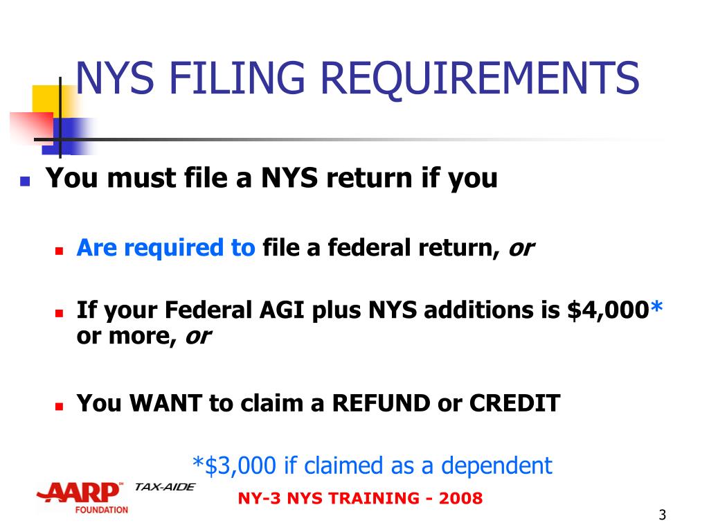 PPT Refresher on NEW YORK STATE RESIDENT TAX PowerPoint