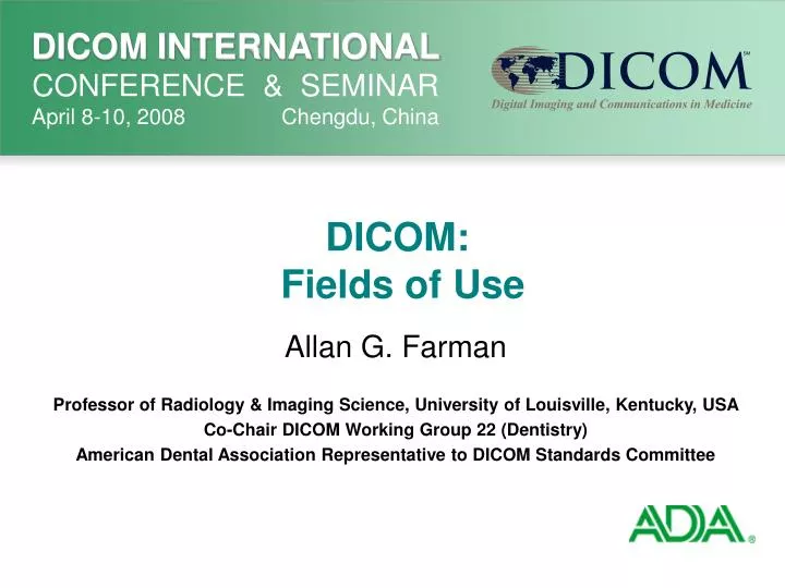 dicom fields of use n.