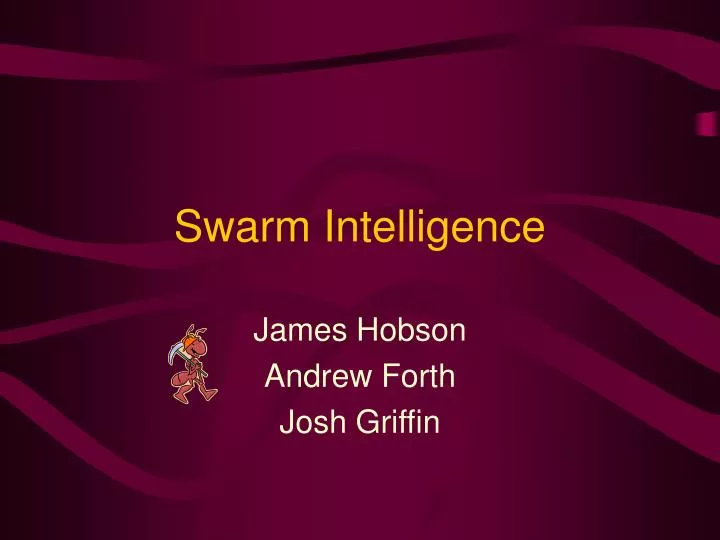 swarm intelligence n.
