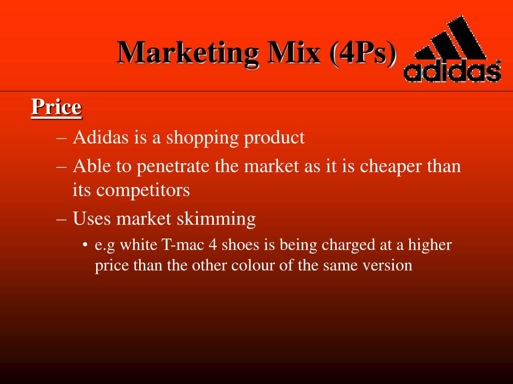 marketing mix adidas