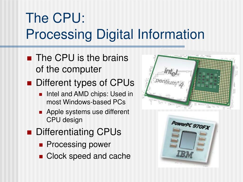 Ppt Inside The Cpu Powerpoint Presentation Free Download Id528890