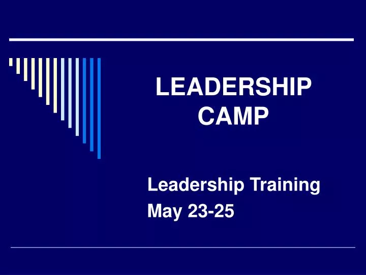 leadership camp n.
