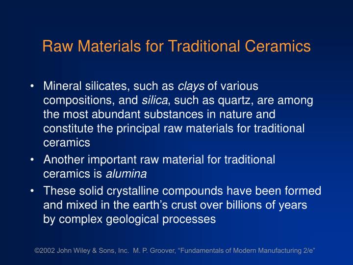 PPT CERAMICS PowerPoint Presentation ID53177
