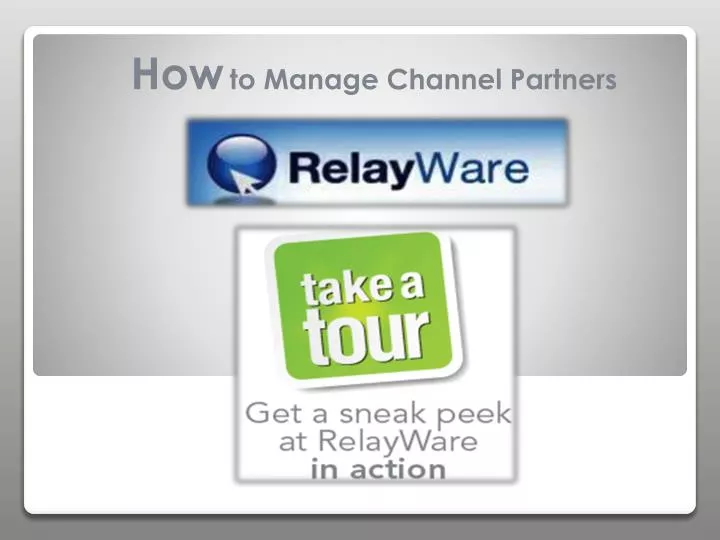 how to manage channel partners n.