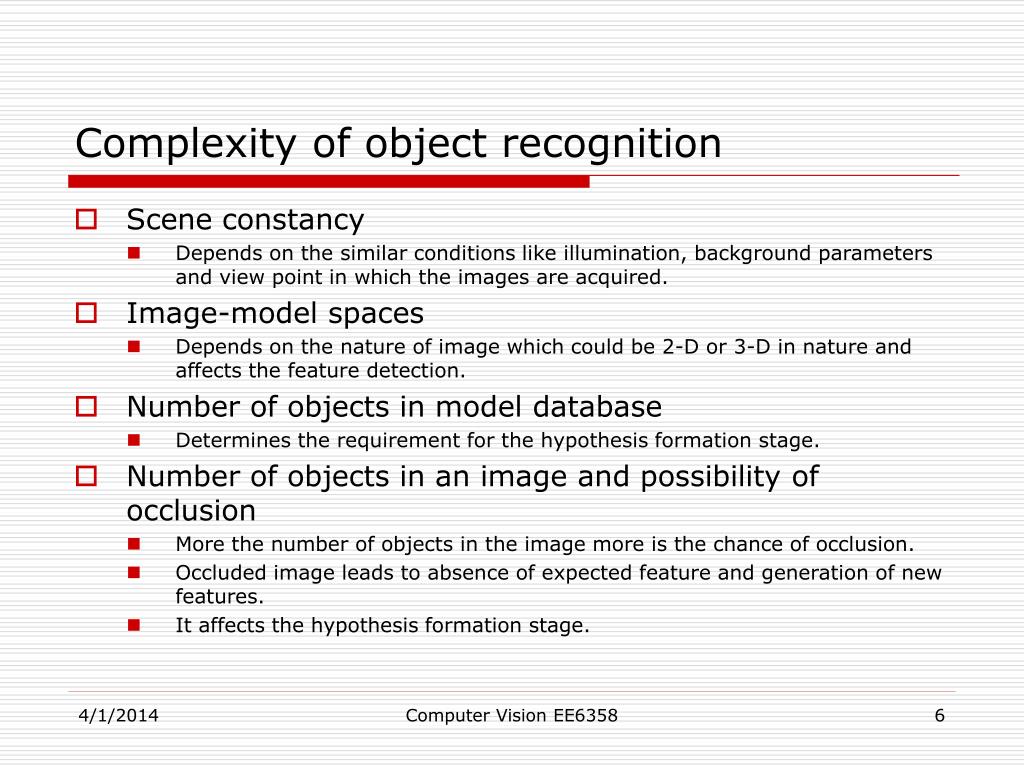 case study object recognition