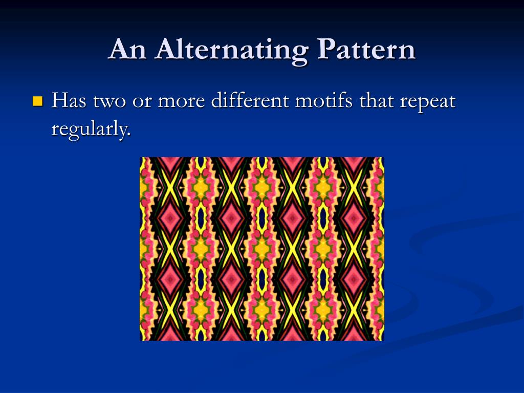 PPT Assignment Pattern and Rhythm PowerPoint Presentation, free