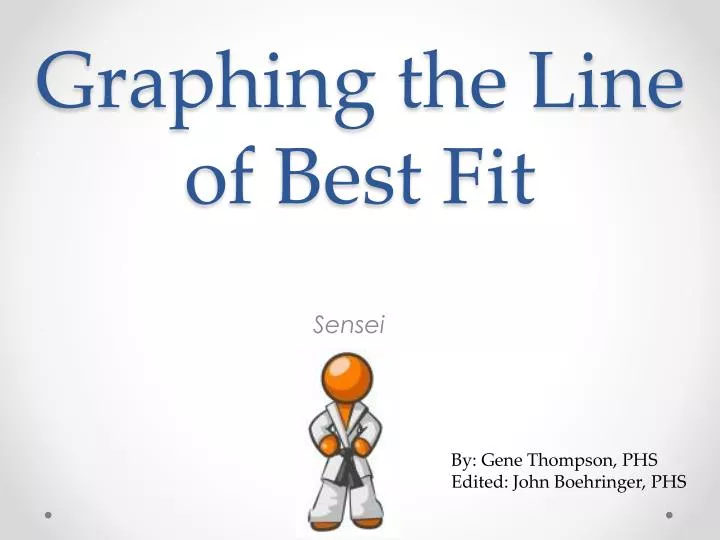 graphing the line of best fit n.