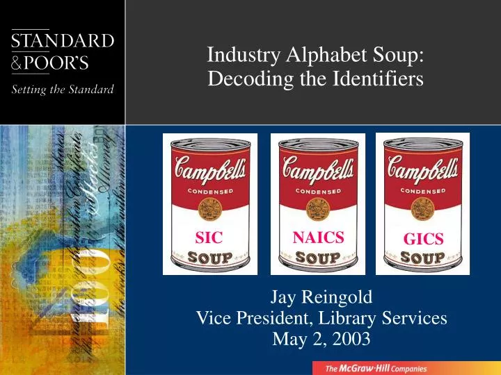 industry alphabet soup decoding the identifiers n.