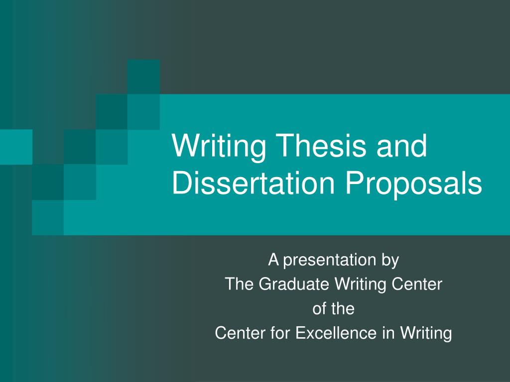 dissertation proposal ppt