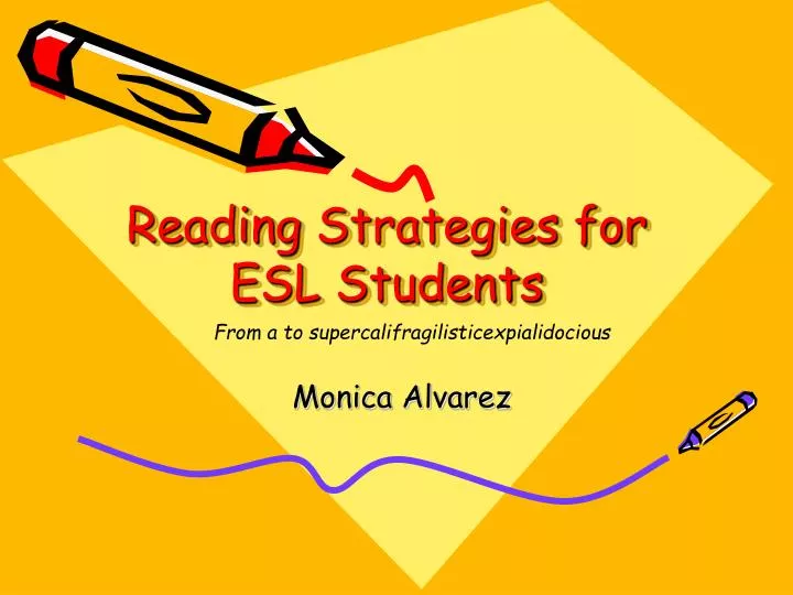 reading strategies for esl students n.