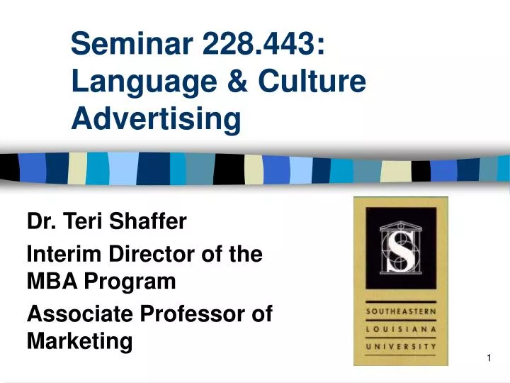 seminar 228 443 language culture advertising n.