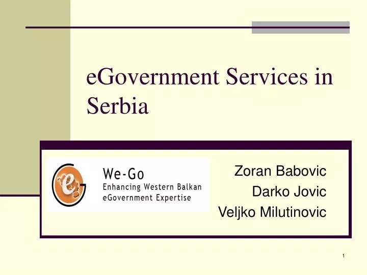 egovernment services in serbia n.