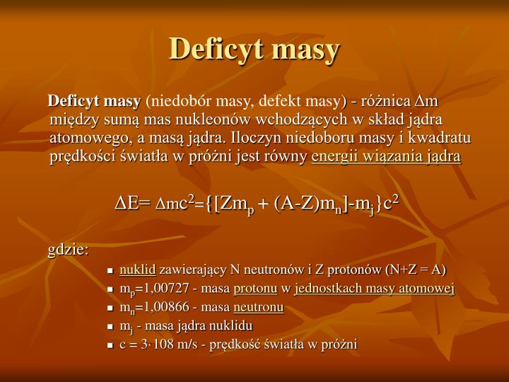 PPT - FIZYKA i BIOFIZYKA Prezentacja do wykładu 5. PowerPoint