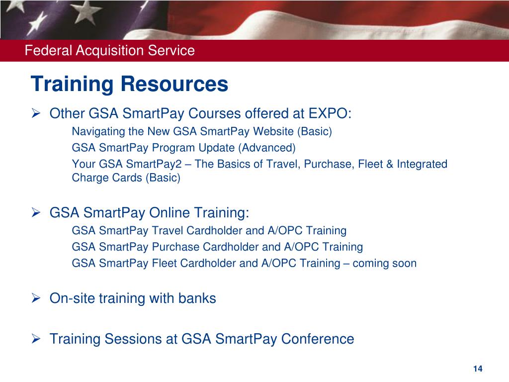 PPT GSA SmartPay Overview Native Nations Gathering PowerPoint Presentation ID536174