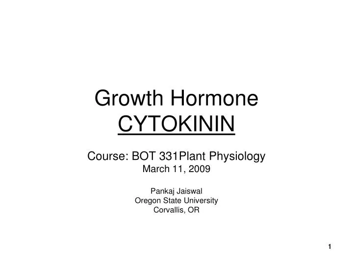 growth hormone cytokinin n.