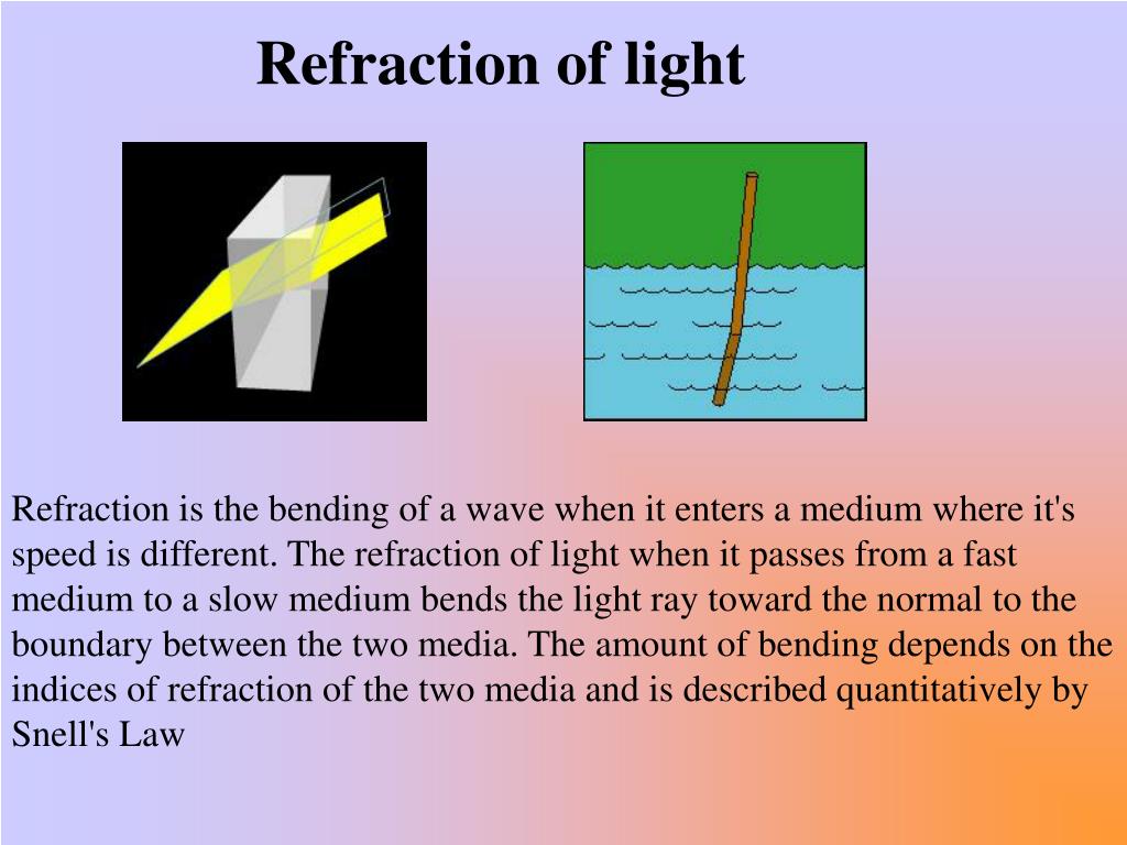 PPT - Refraction of light PowerPoint Presentation, free download - ID:536287