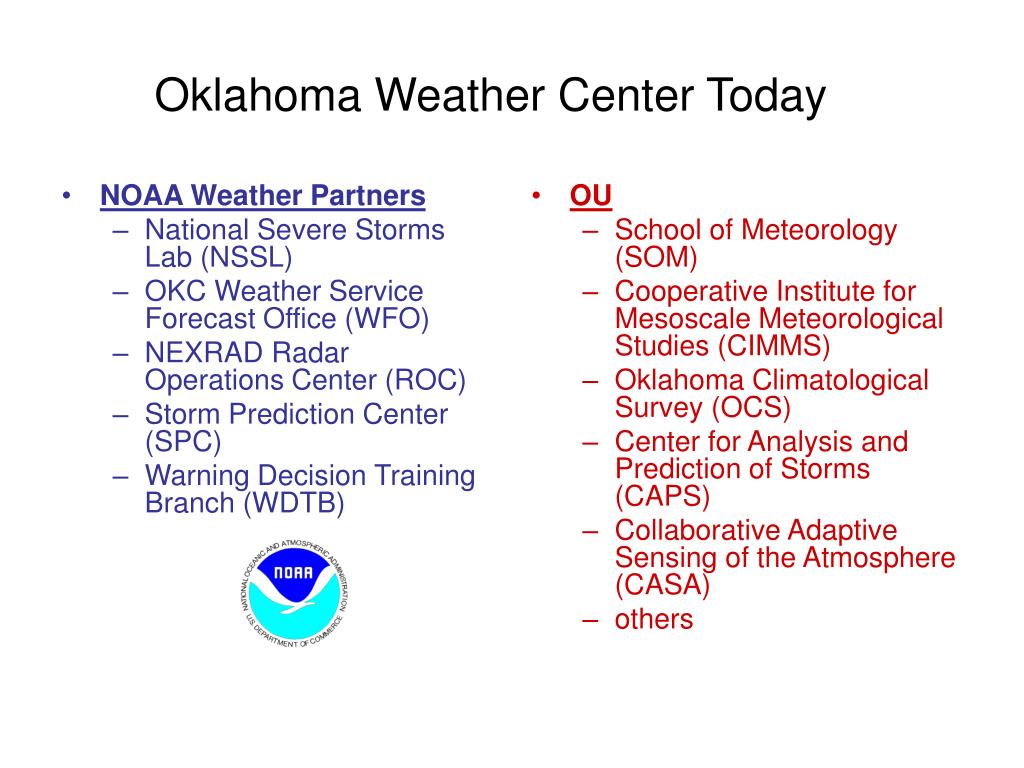 PPT Oklahoma’s Weather Enterprise 2025 Capitalizing on Opportunity