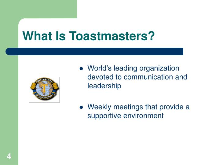 PPT - Toastmasters PowerPoint Presentation - ID:537520