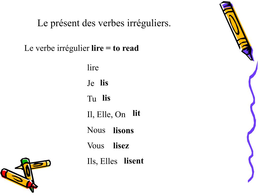 Ppt Le Present Des Verbes Reguliers Powerpoint Presentation Free Download Id 538261