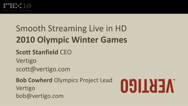 smooth streaming live in hd 2010 olympic winter games n.