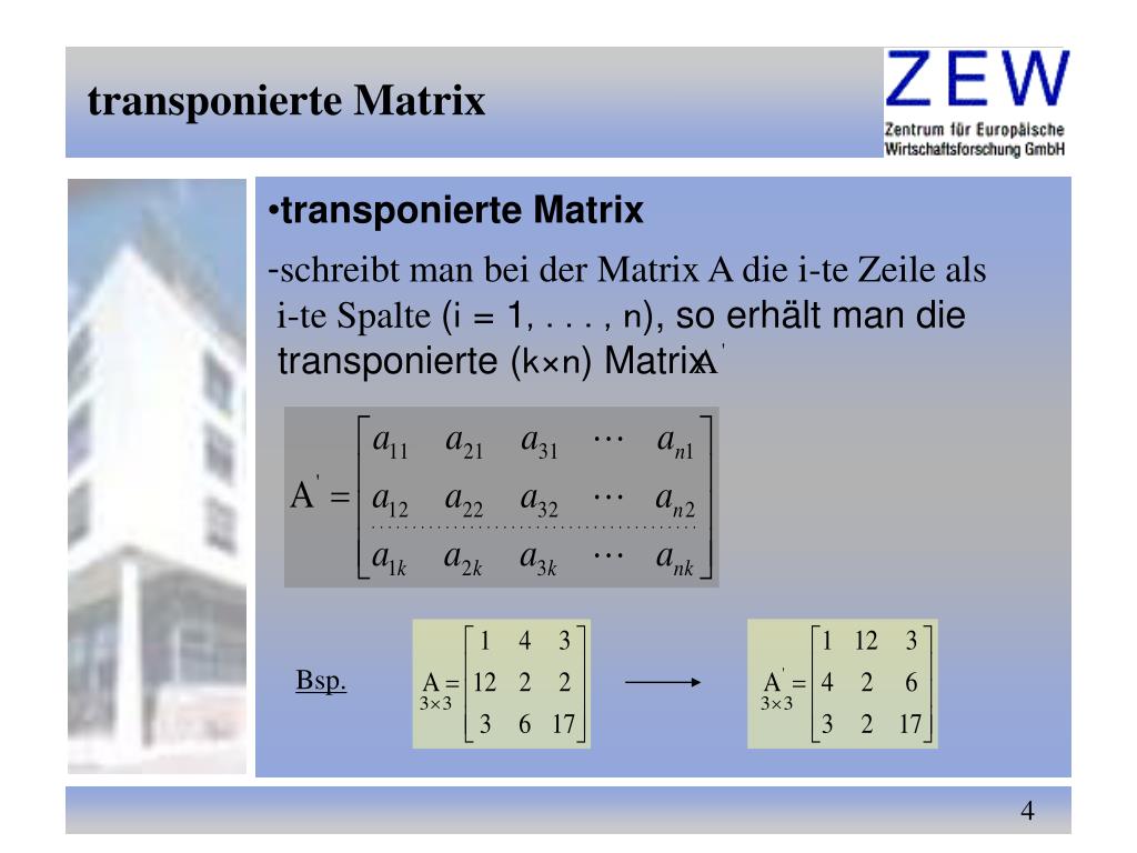 PPT - Matrix-Algebra PowerPoint Presentation, Free Download - ID:539419