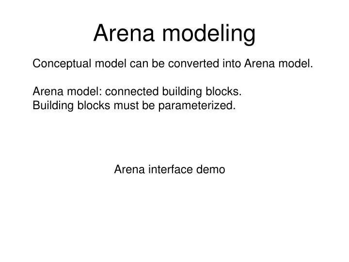 arena modeling n.