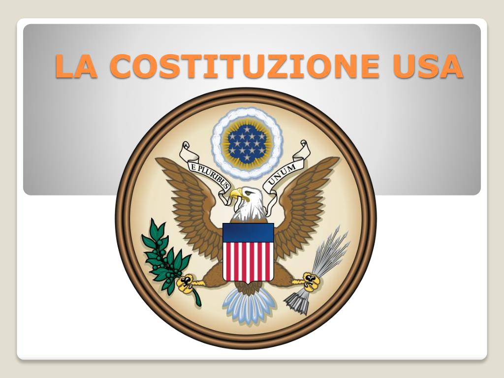 PPT LA COSTITUZIONE USA PowerPoint Presentation, free download ID