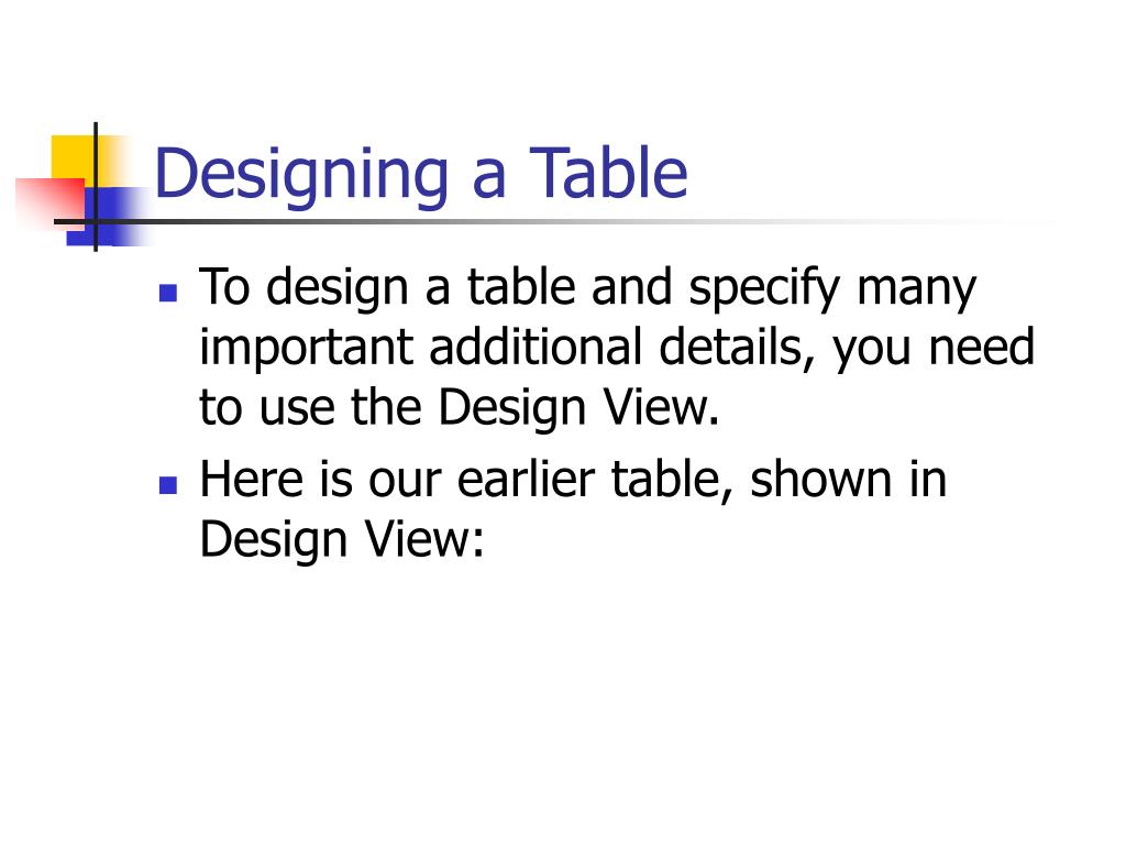 PPT - Tables PowerPoint Presentation, free download - ID:541747