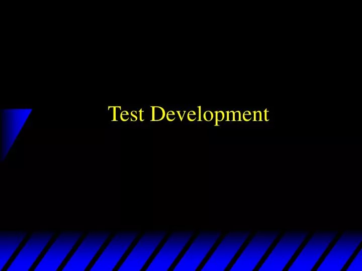 test development n.