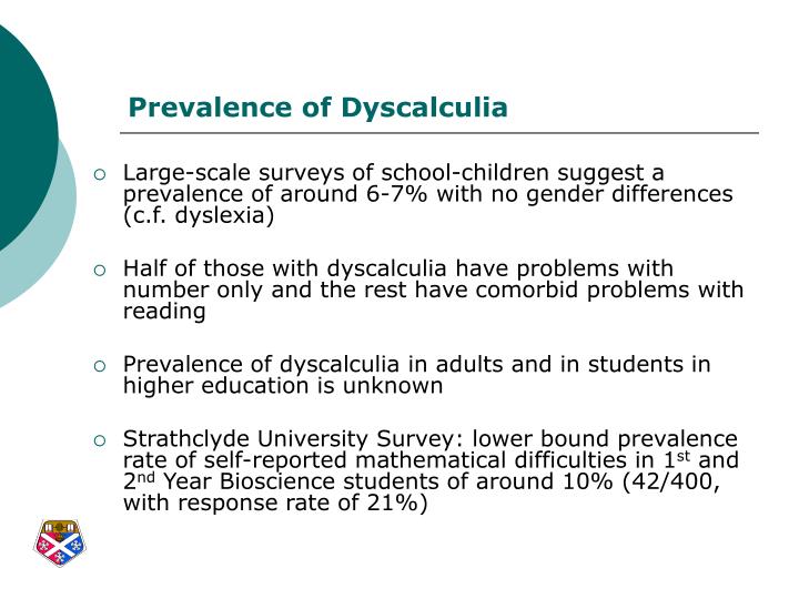 Dyscalculia in adults you Realize, told... Dyscalculia in adults