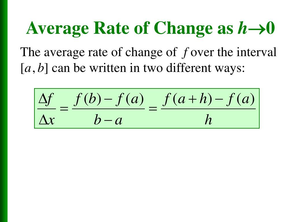 PPT - Chapter 3 Introduction to the Derivative Sections 3.5, 3.6, 4.1