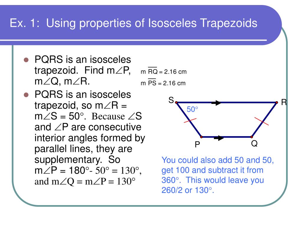 Ppt 6 5 Trapezoids And Kites Powerpoint Presentation Free