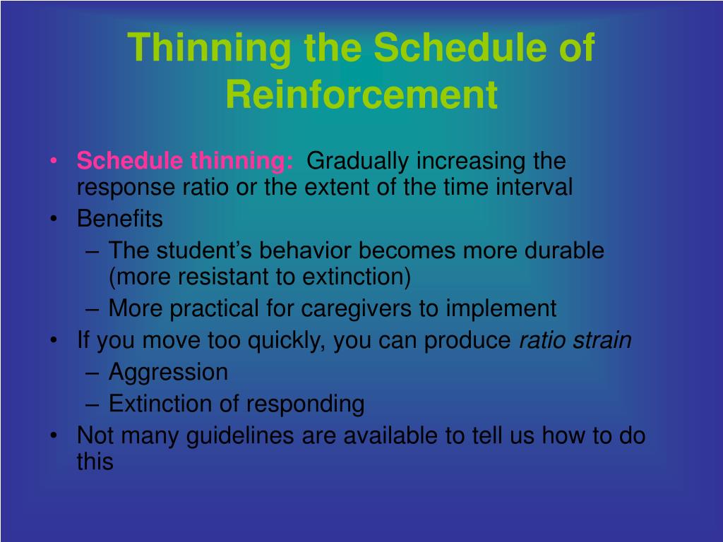 Ppt Schedules Of Reinforcement Chapter 13 Powerpoint Presentation