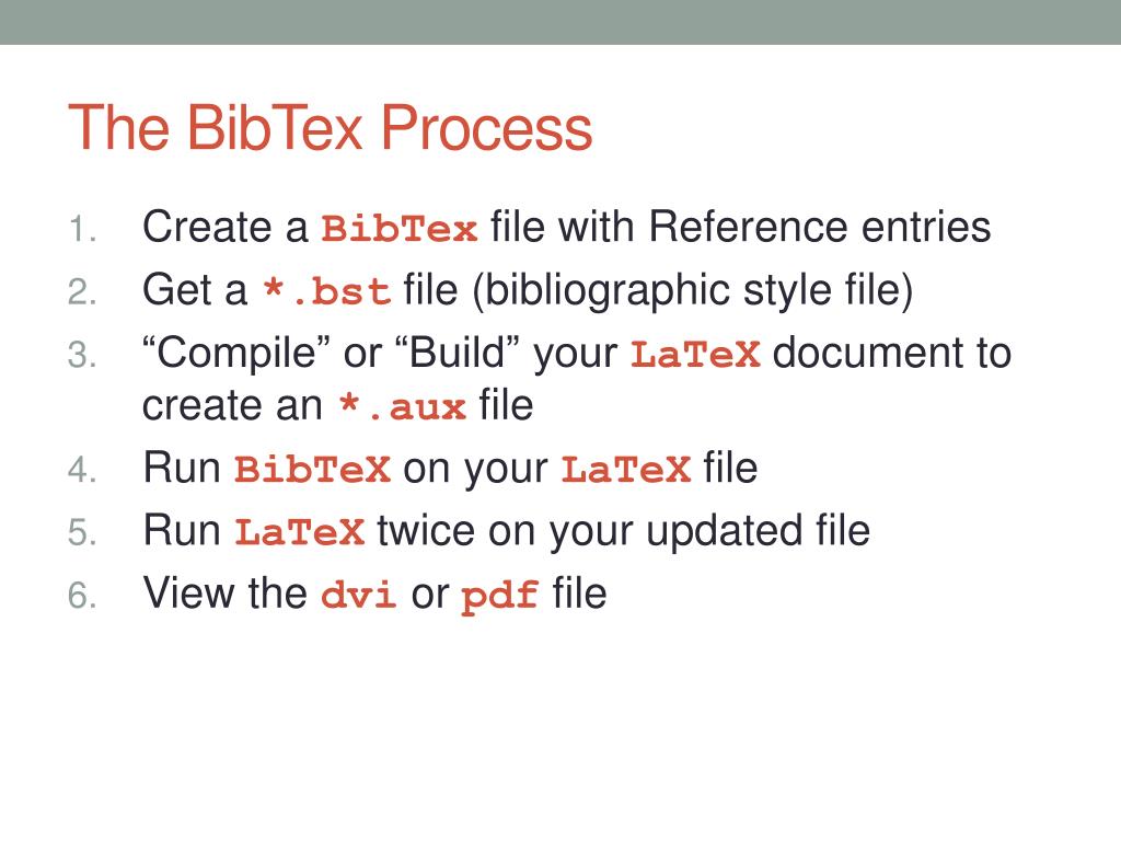 bibtex conference presentation