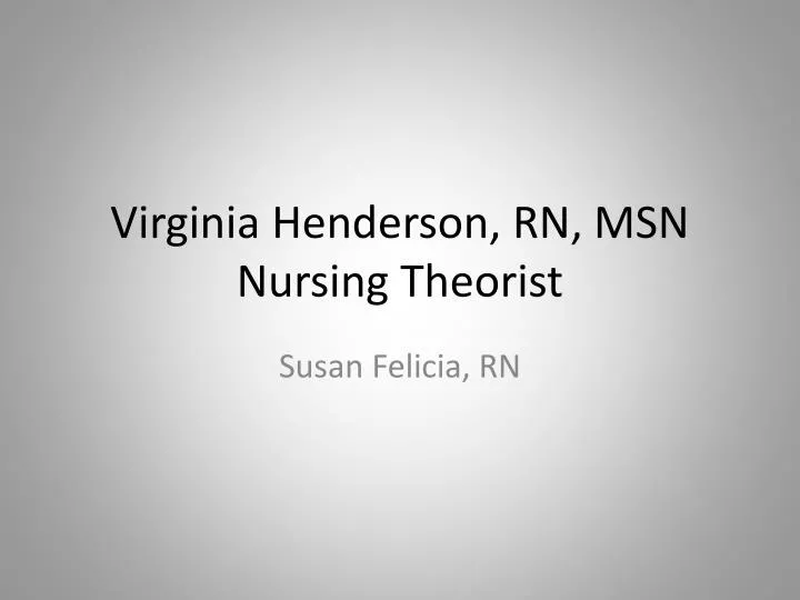 famous nursing theorists