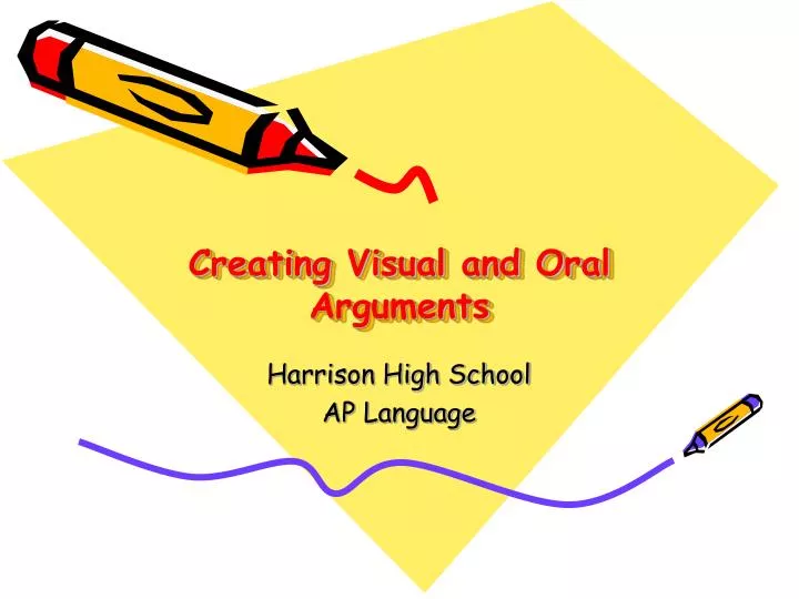 creating visual and oral arguments n.