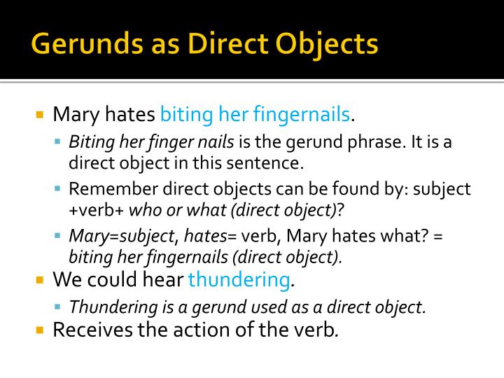 PPT - Types of Gerund Phrases PowerPoint Presentation - ID