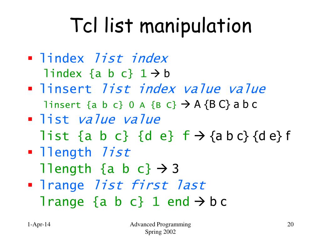 PPT - Tcl/Tk PowerPoint Presentation, free download - ID:546673