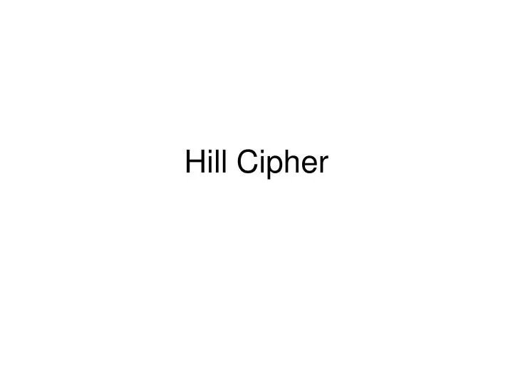 hill cipher online tool