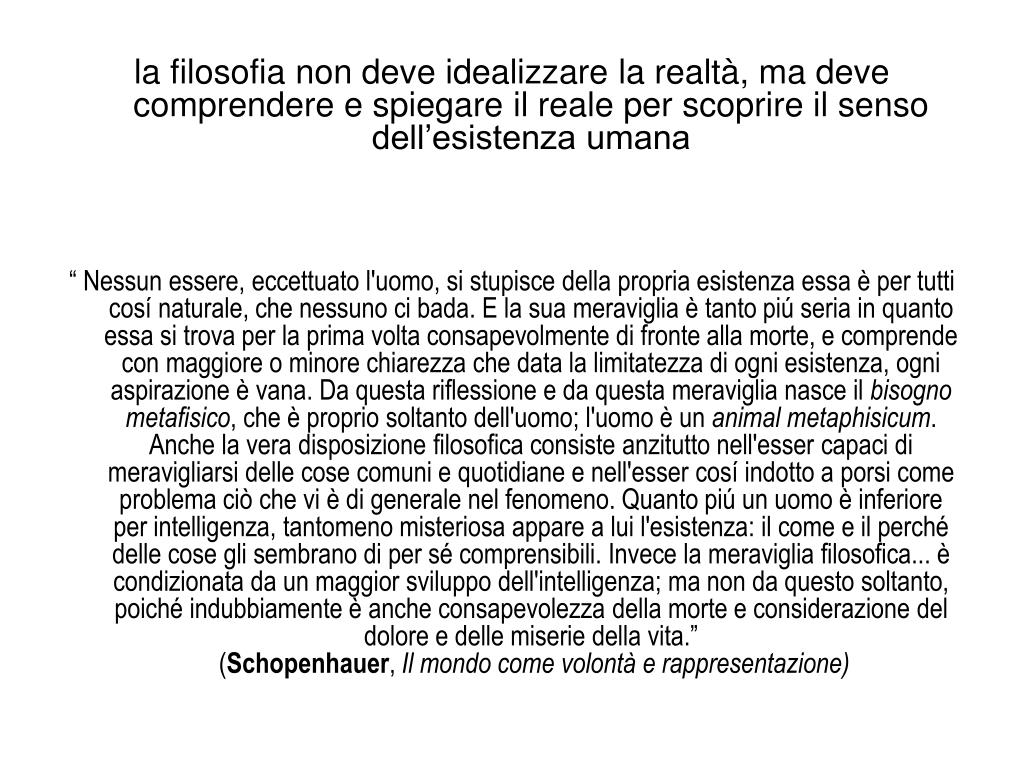 Schopenhauer Il Mondo Come Volontà E Rappresentazione PPT - Schopenhauer (il mondo come rappresentazione) PowerPoint