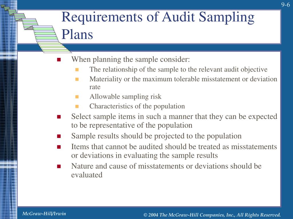 audit sampling case study