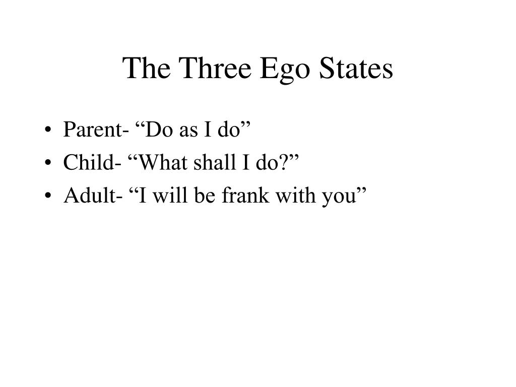 three ego states